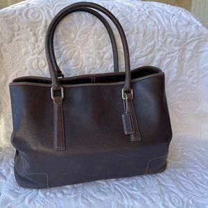 Coach leather bag